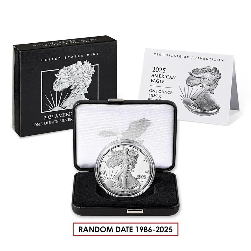 1 oz Proof Silver American Eagle (Random Date 1986-2025) - front