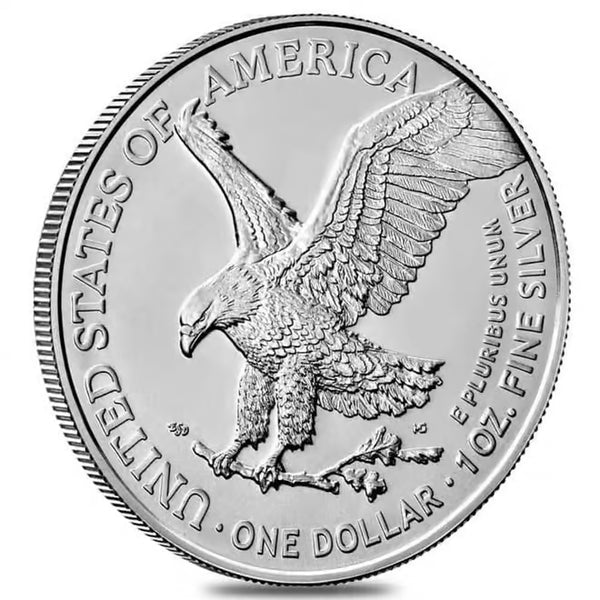 2025 1 oz Silver American Eagle $1 Coin BU - back
